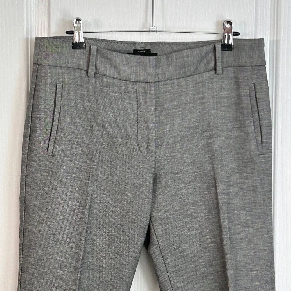 Talbots Newport Stretch Classic Trouser Unlined Gray 8